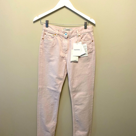 Valentino Rockstud pink jeans size 27 NWT - Picture 4 of 8